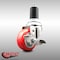 Service Caster 3 Inch 316SS Red Polyurethane Swivel 1-5/8 Inch Expanding Stem Caster Brake SCC-SS316EX20S314-PPUB-RED-TLB-158 - alternate 3